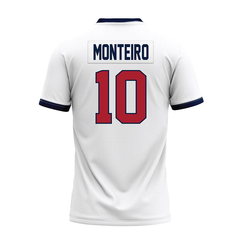 Liberty - NCAA Football : Jon Monteiro - White Premium Football Jersey-1