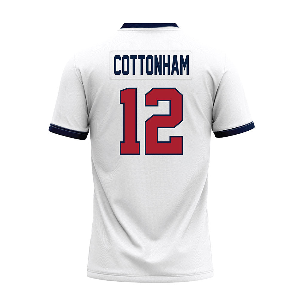 Liberty - NCAA Football : Prince Cottonham - White Premium Football Jersey-1