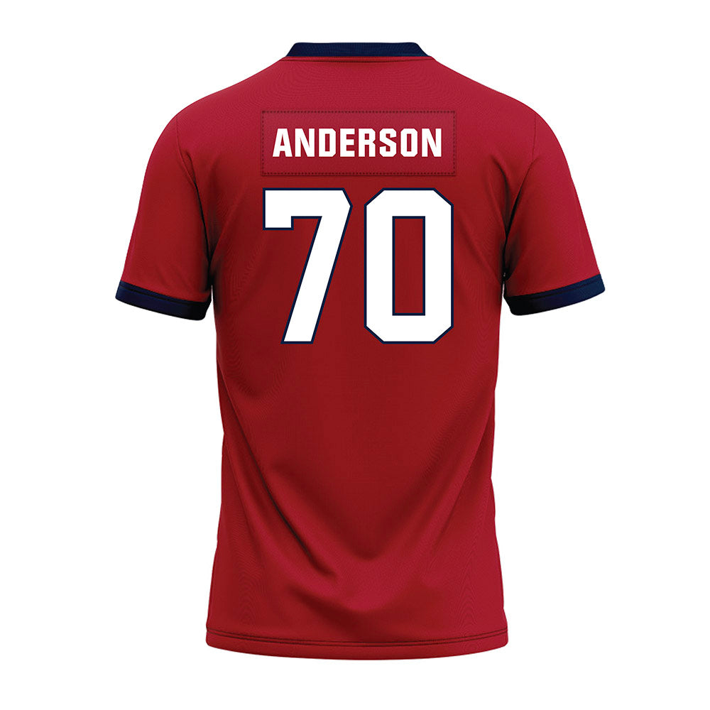 Liberty - NCAA Football : Austin Anderson - Red Premium Football Jersey-1
