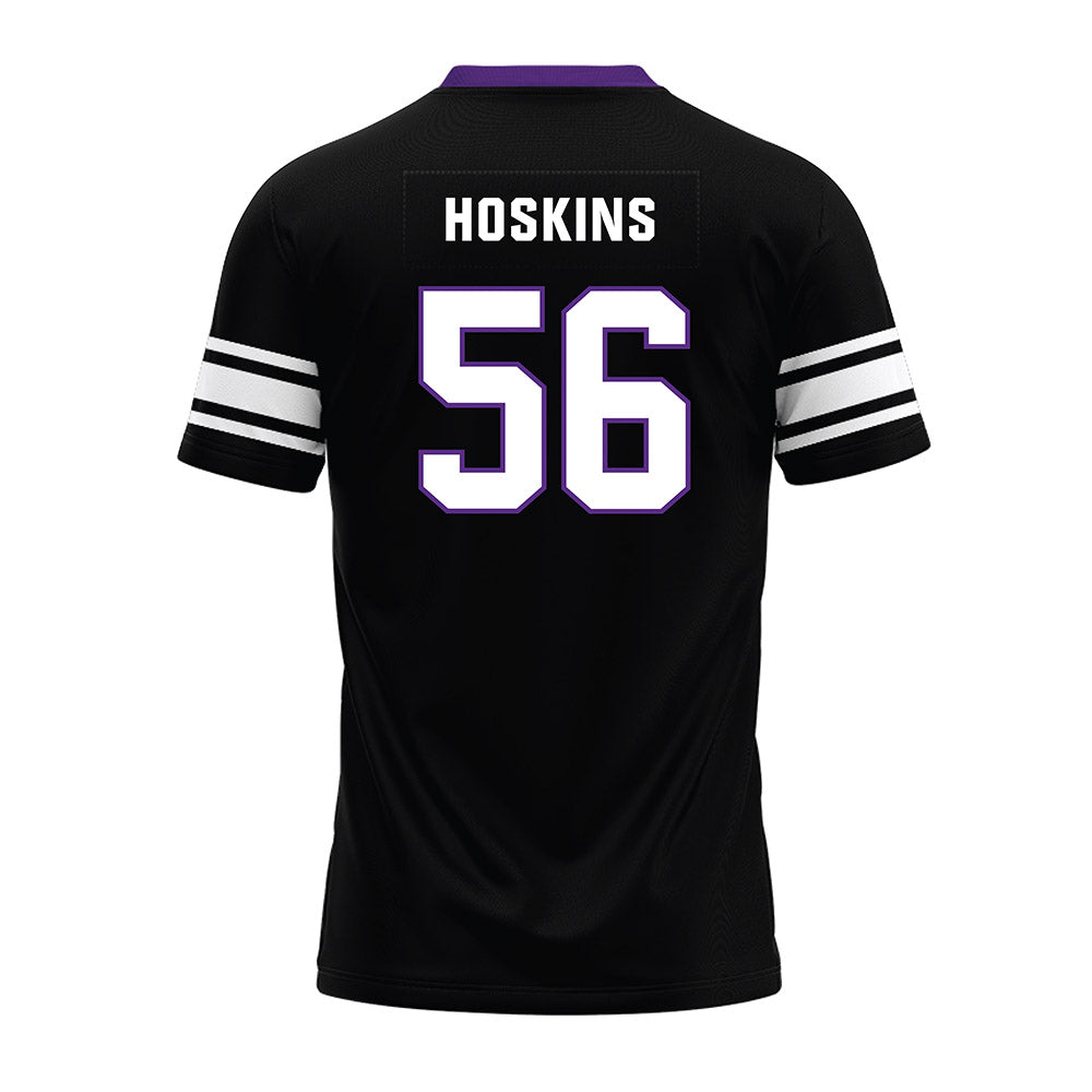 Northwestern - NCAA Football : Tre Hoskins - Black Premium Football Jersey-1