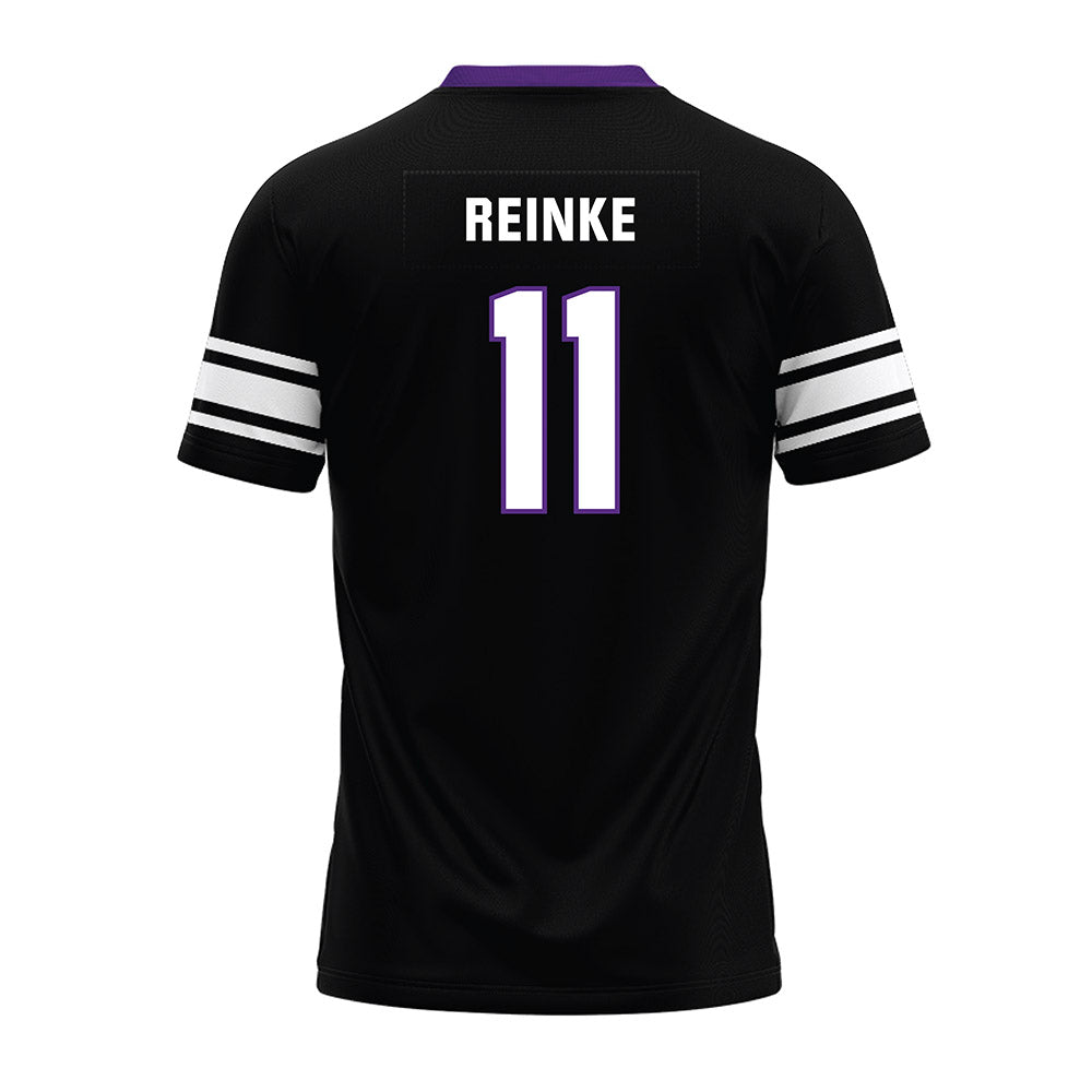 Northwestern - NCAA Football : Keaton Reinke - Black Premium Football Jersey-1