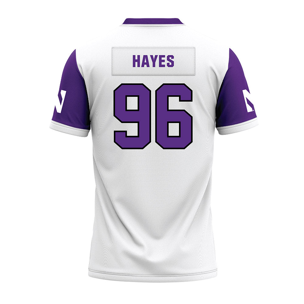 Northwestern - NCAA Football : Jonah Hayes - White Premium Football Jersey-1