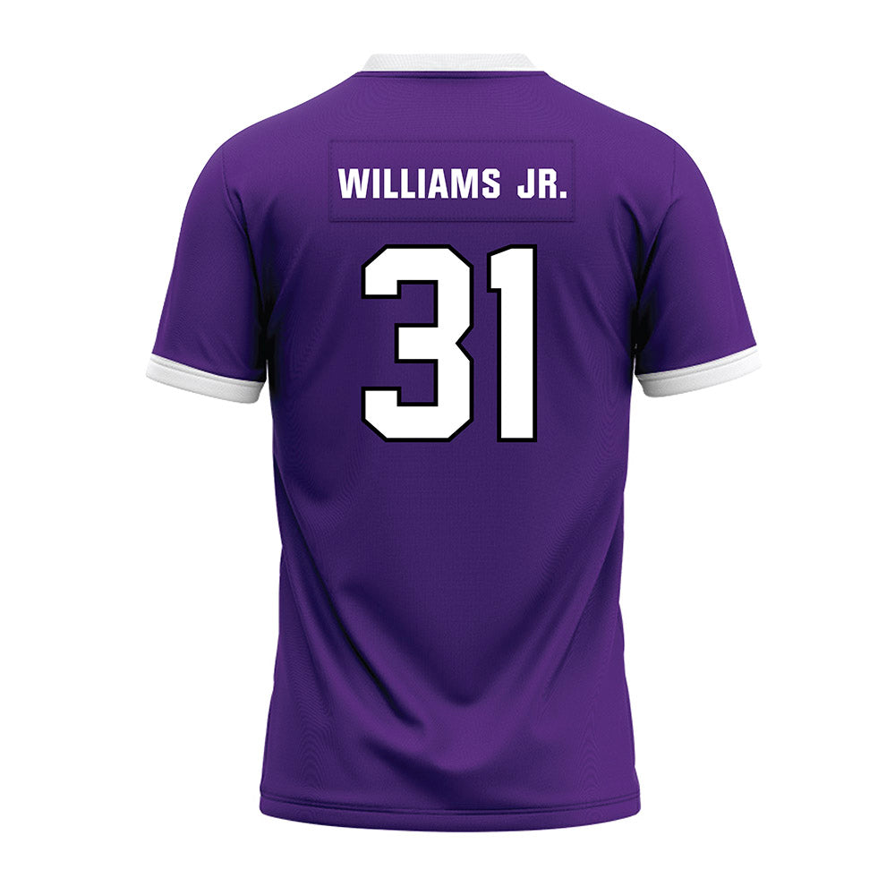 Northwestern - NCAA Football : Tito Williams Jr. - Purple Premium Football Jersey-1