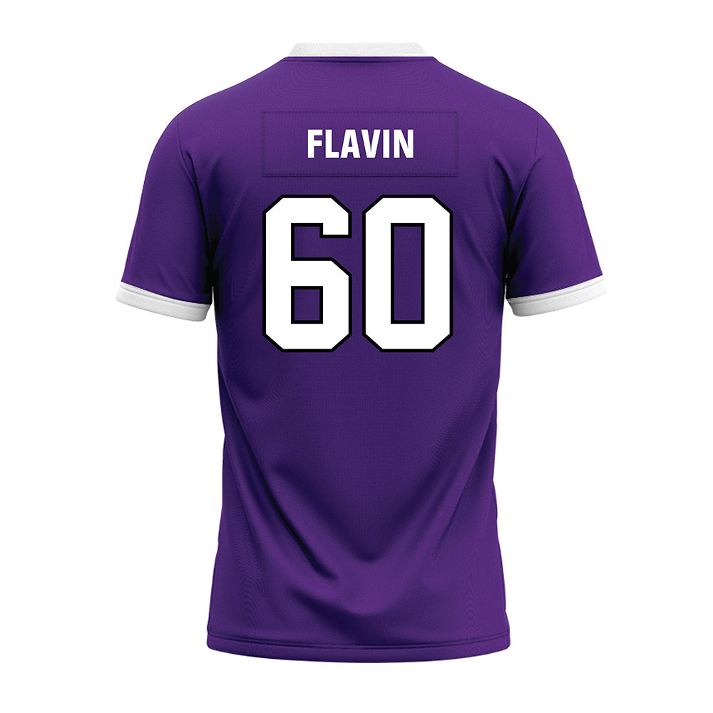 Northwestern - NCAA Football : Hayden Flavin - Purple Premium Football Jersey-1