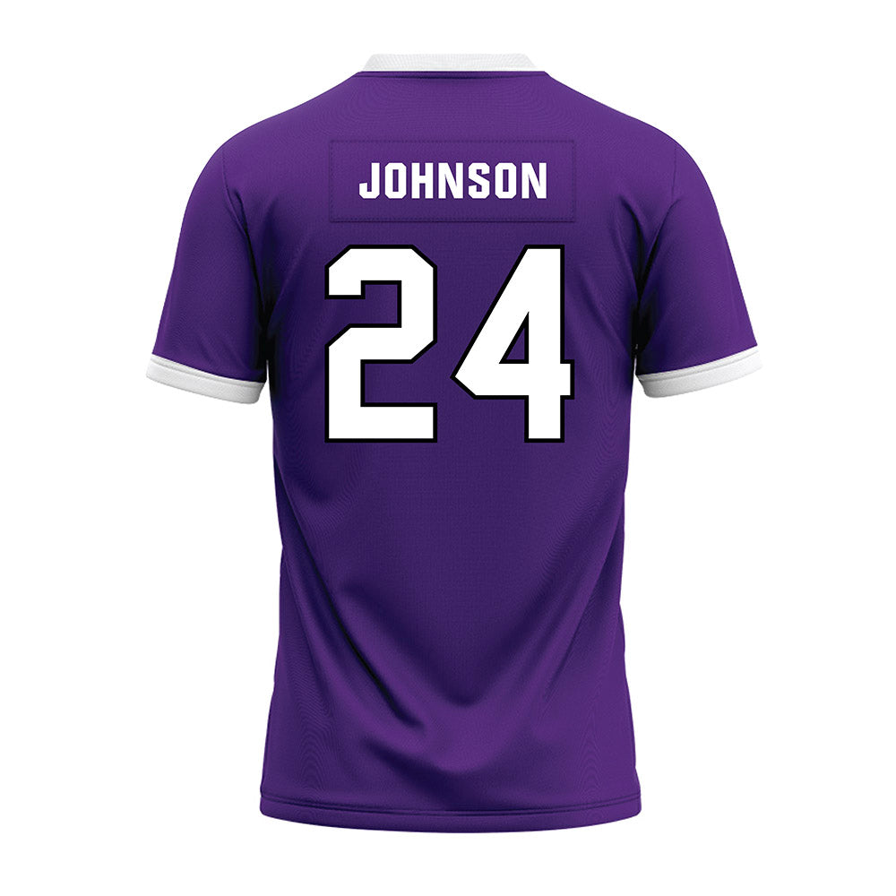 Northwestern - NCAA Football : Jamaal Johnson - Purple Premium Football Jersey-1