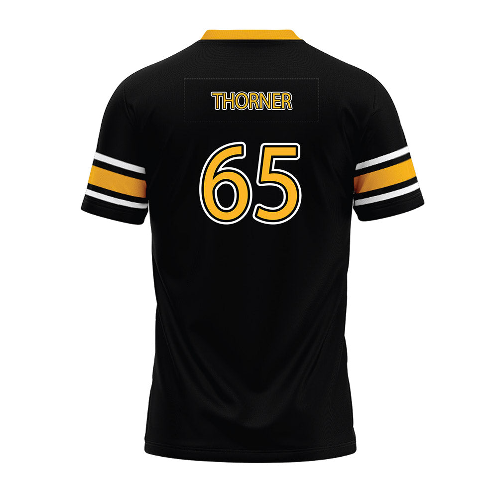 Kennesaw - NCAA Football : Nicholas Thorner - Black Premium Football Jersey-1