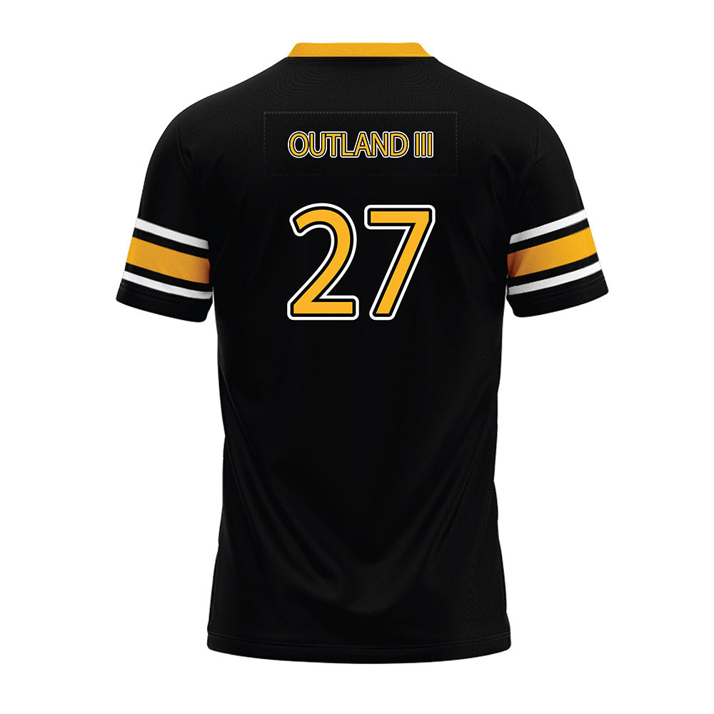 Kennesaw - NCAA Football : Clarence Outland III - Black Premium Football Jersey-1