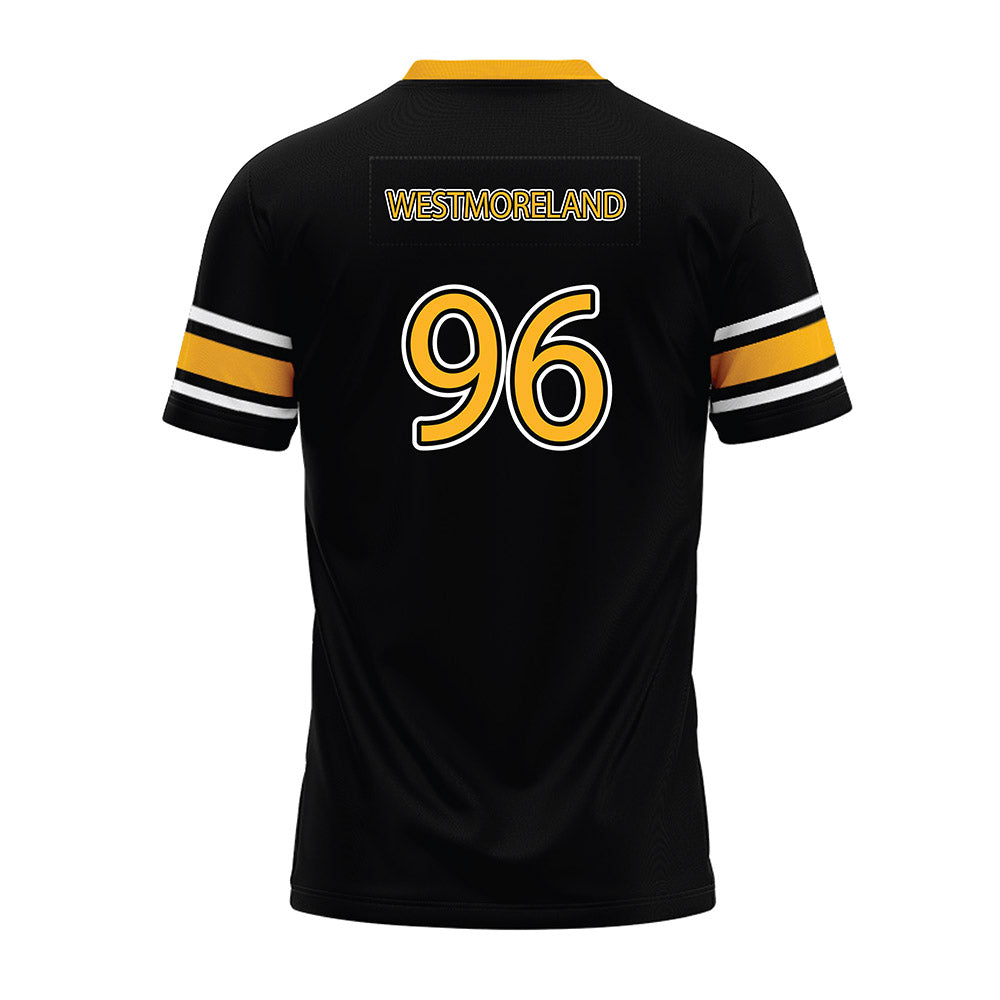 Kennesaw - NCAA Football : Donovan Westmoreland - Black Premium Football Jersey-1