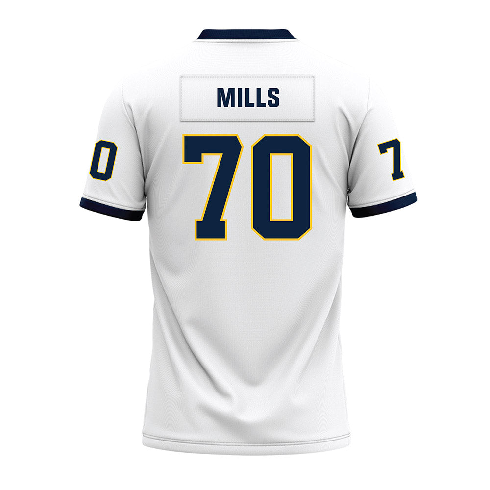 Murray State - NCAA Football : Brandon Mills - White Premium Football Jersey-1