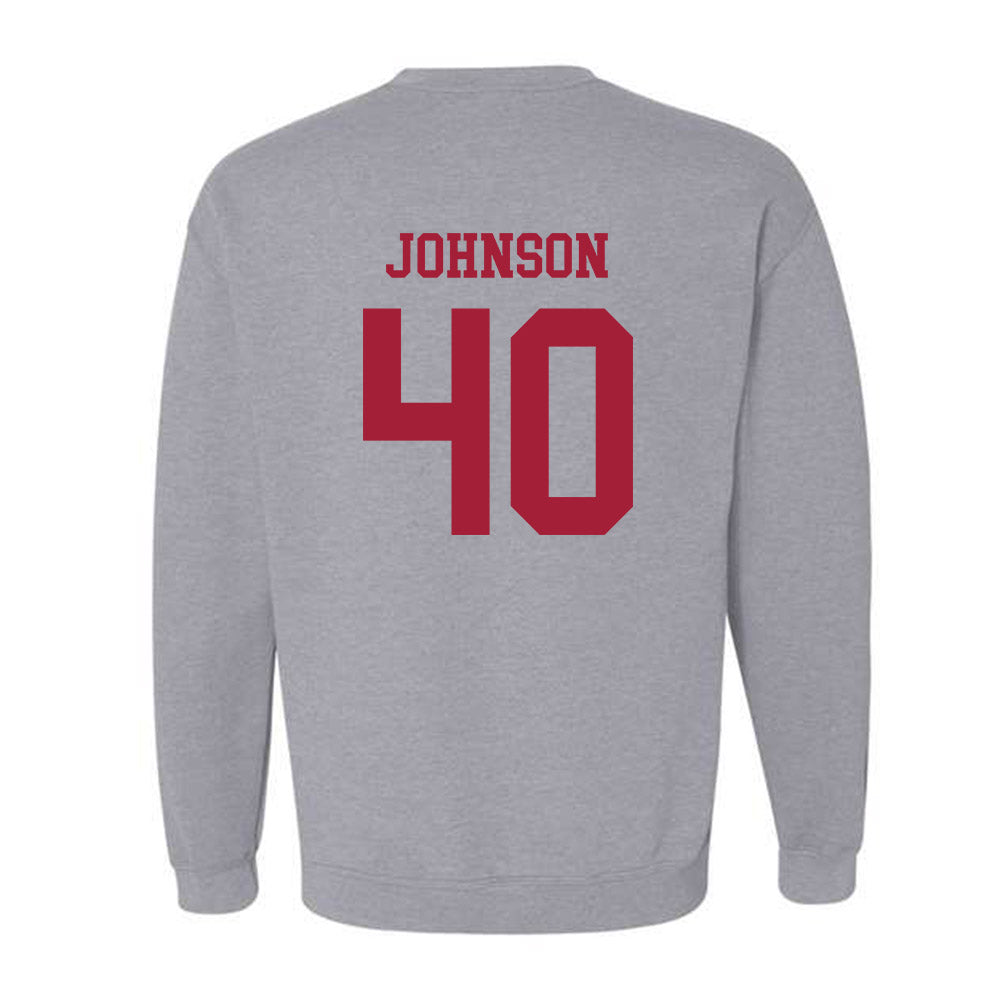 Alabama - NCAA Football : Grant Johnson - Generic Shersey Crewneck Sweatshirt-3