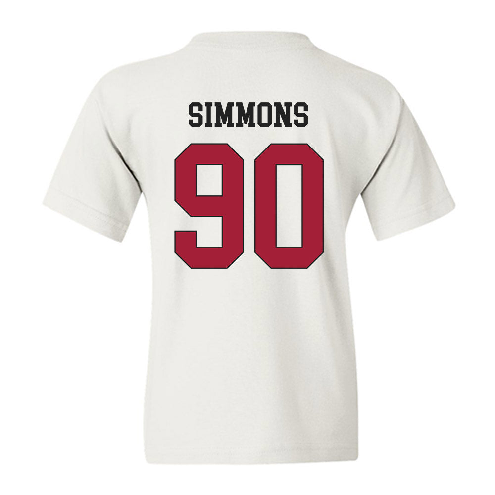 Alabama - NCAA Football : London Simmons - Youth T-Shirt-1