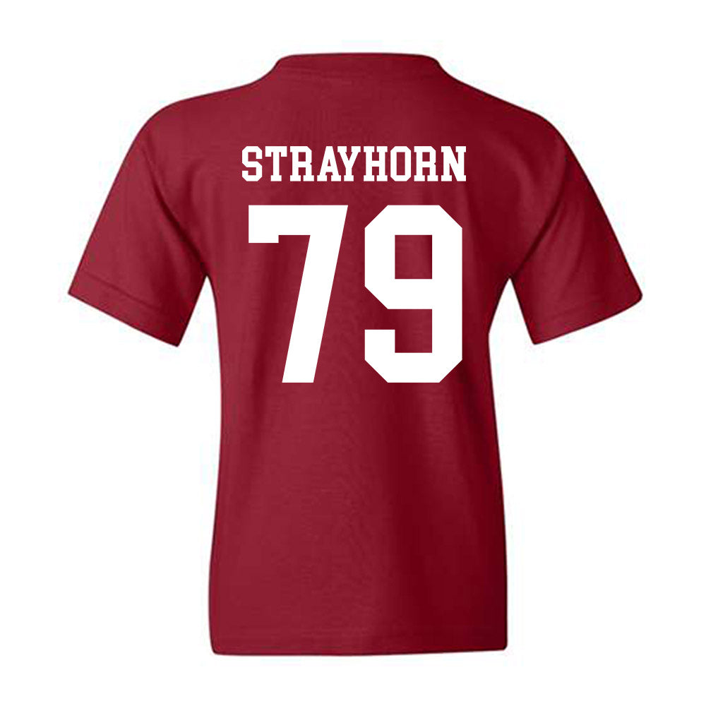 Alabama - NCAA Football : Kaden Strayhorn - Classic Shersey Youth T-Shirt-1