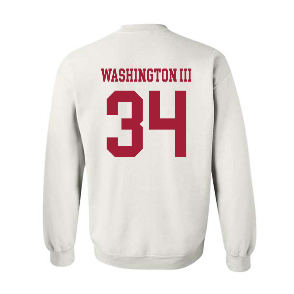 Alabama - NCAA Football : Jessie Washington III - Vintage Shersey Crewneck Sweatshirt-1
