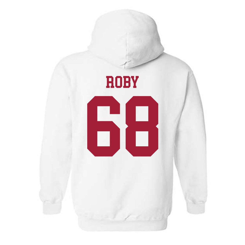 Alabama - NCAA Football : Billy Roby - Vintage Shersey Hooded Sweatshirt-1