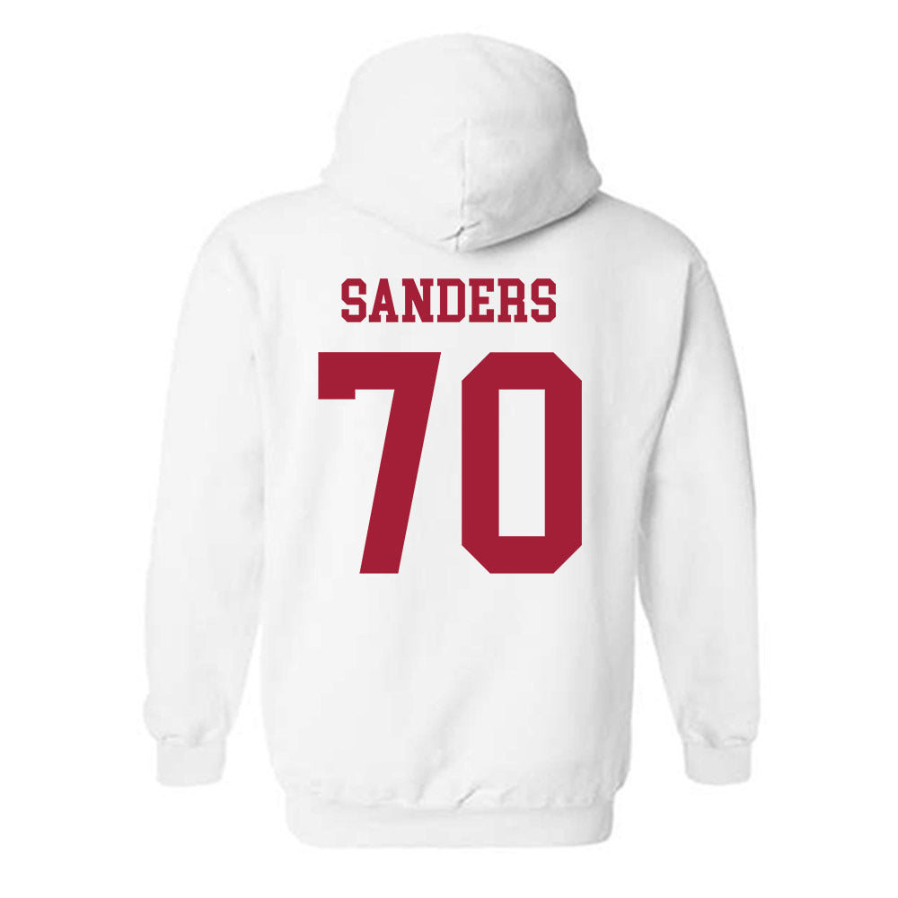 Alabama - NCAA Football : William Sanders - Vintage Shersey Hooded Sweatshirt-1