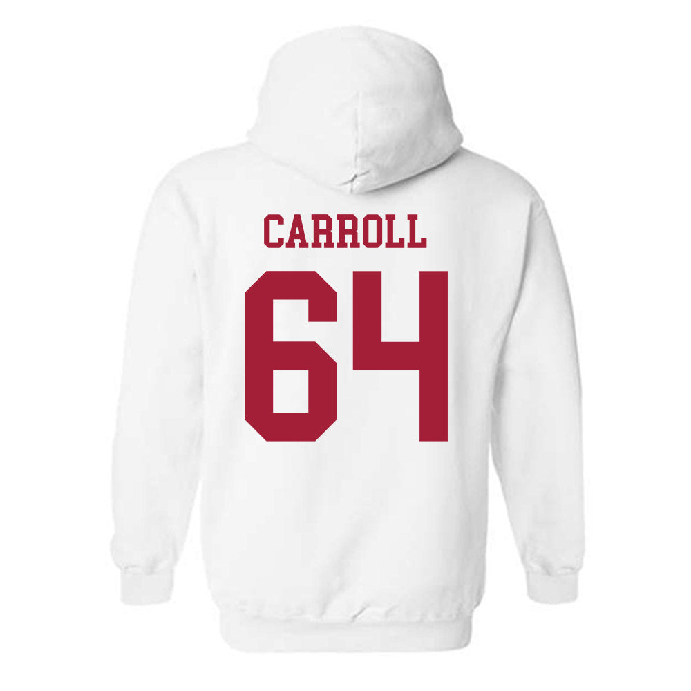 Alabama - NCAA Football : Michael Carroll - Vintage Shersey Hooded Sweatshirt-1
