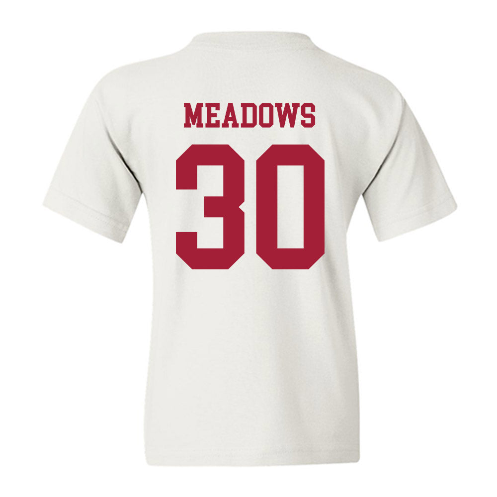 Alabama - NCAA Football : Derek Meadows - Vintage Shersey Youth T-Shirt-1