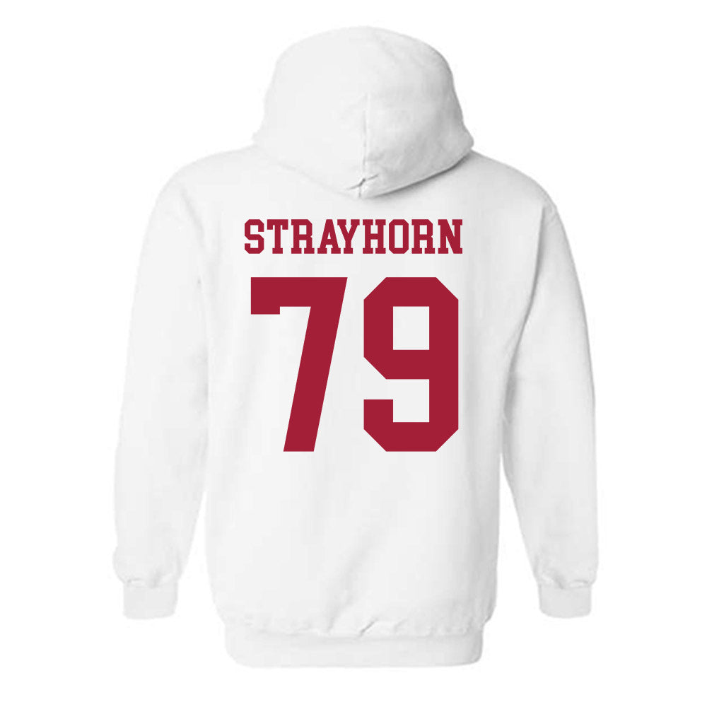 Alabama - NCAA Football : Kaden Strayhorn - Vintage Shersey Hooded Sweatshirt-1