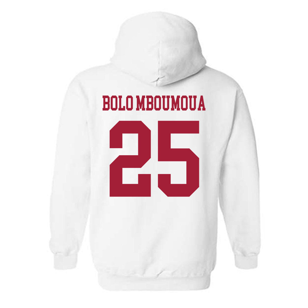 Alabama - NCAA Football : Steve Bolo Mboumoua - Vintage Shersey Hooded Sweatshirt-1