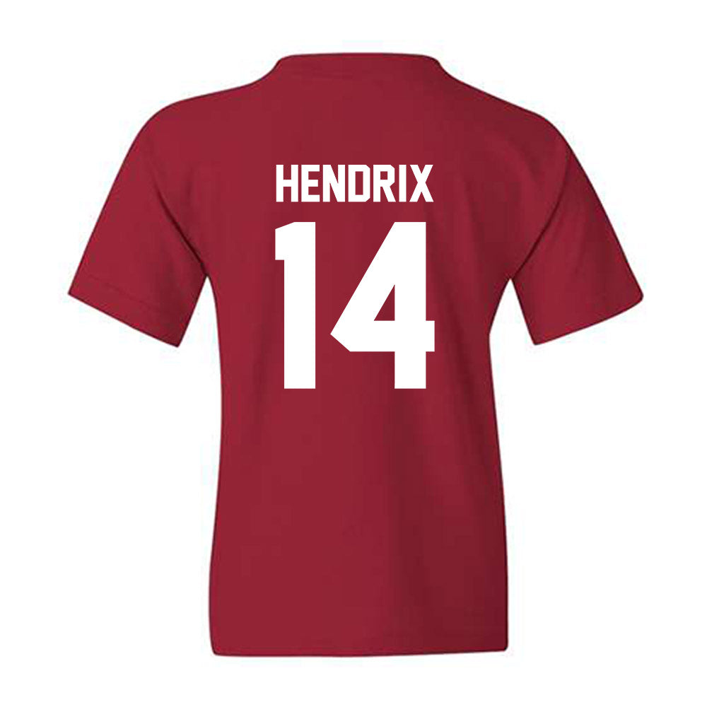 Arkansas - NCAA Football : Hank Hendrix - Sports Shersey Youth T-Shirt-1