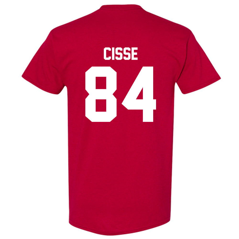 Arkansas - NCAA Football : Ismael Cisse - Sports Shersey T-Shirt-1