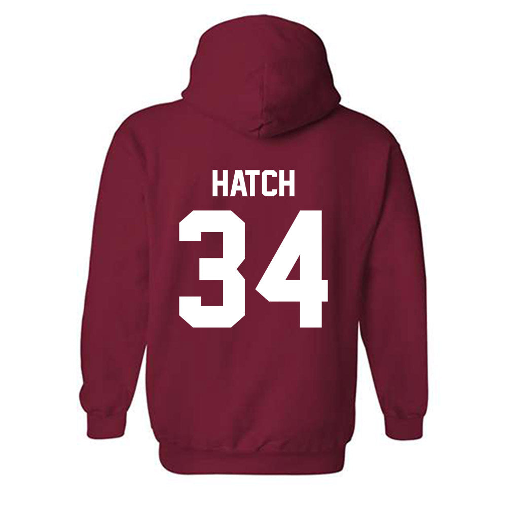 Arkansas - NCAA Football : Jathan Hatch - Sports Shersey Hooded Sweatshirt-1