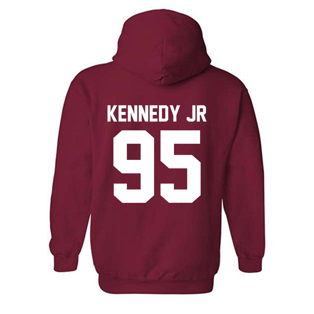 Arkansas - NCAA Football : Anthony Kennedy jr - Sports Shersey Hooded Sweatshirt-1