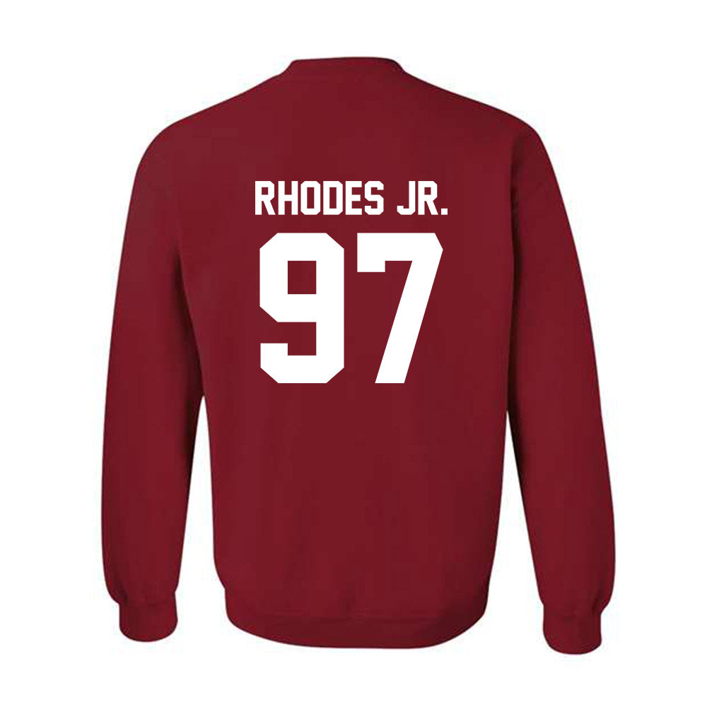 Arkansas - NCAA Football : Quincy Rhodes Jr. - Sports Shersey Crewneck Sweatshirt-1