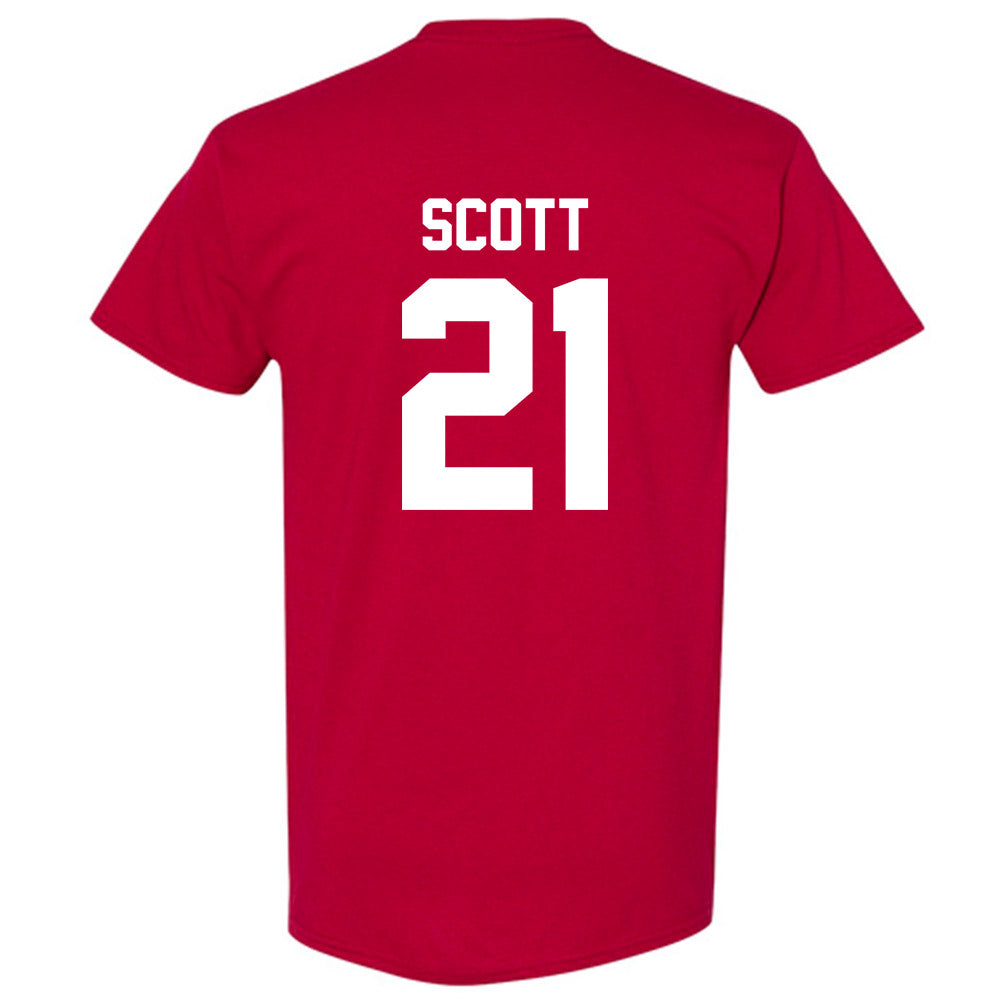 Arkansas - NCAA Football : Tyler Scott - Sports Shersey T-Shirt-1