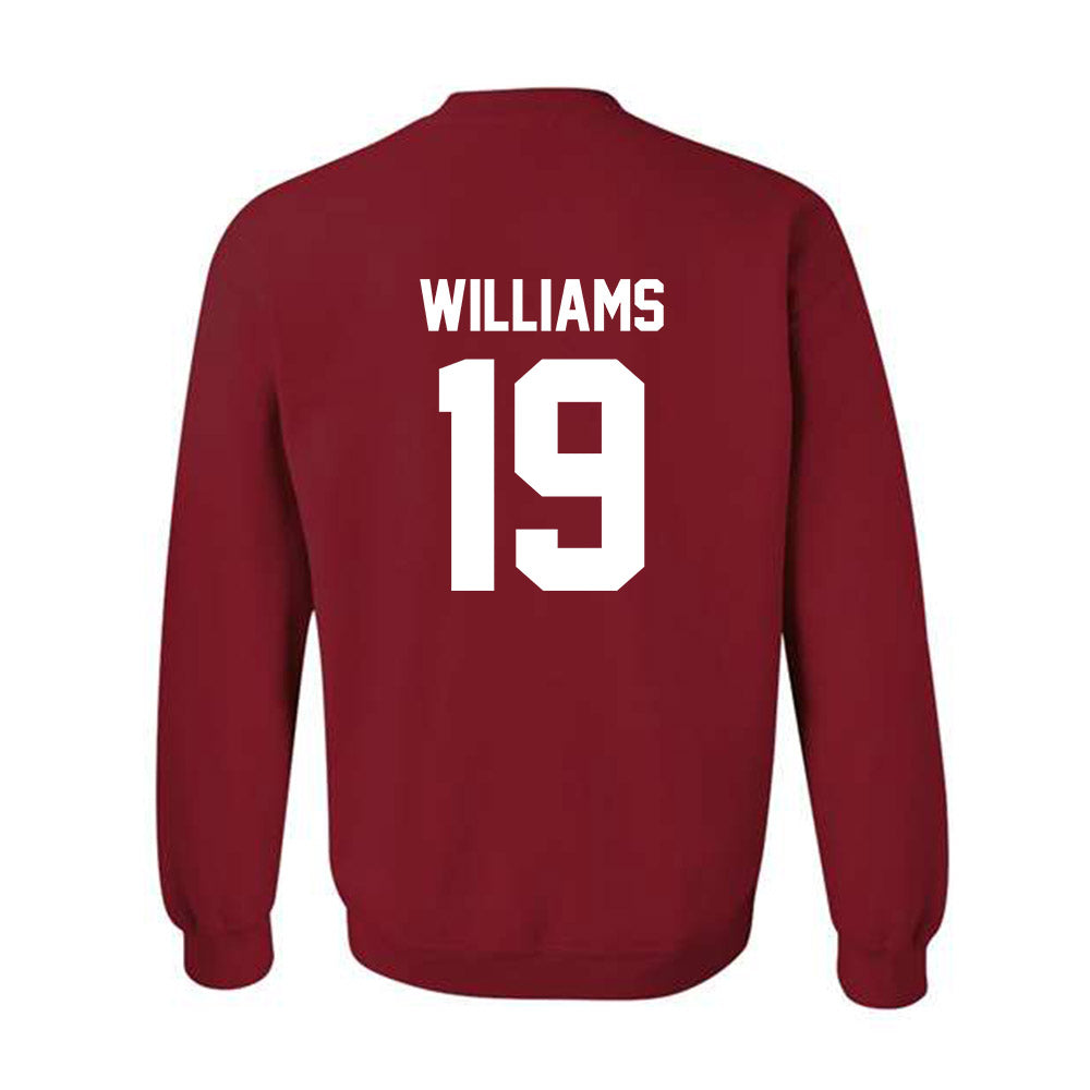 Arkansas - NCAA Football : Kyndrick Williams - Sports Shersey Crewneck Sweatshirt-1