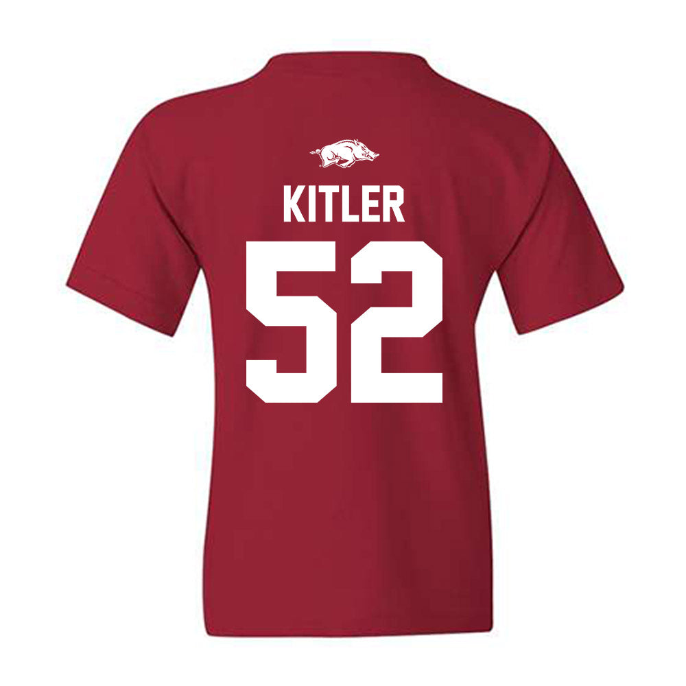 Arkansas - NCAA Football : Caden Kitler - Classic Shersey Youth T-Shirt-1