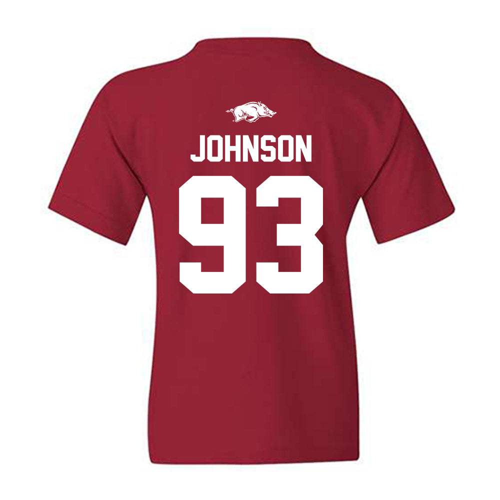 Arkansas - NCAA Football : Keiundre Johnson - Classic Shersey Youth T-Shirt-1