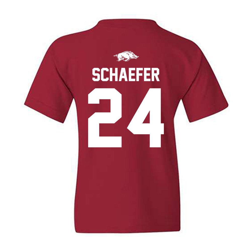 Arkansas - NCAA Baseball : Landon Schaefer - Classic Shersey Youth T-Shirt-1