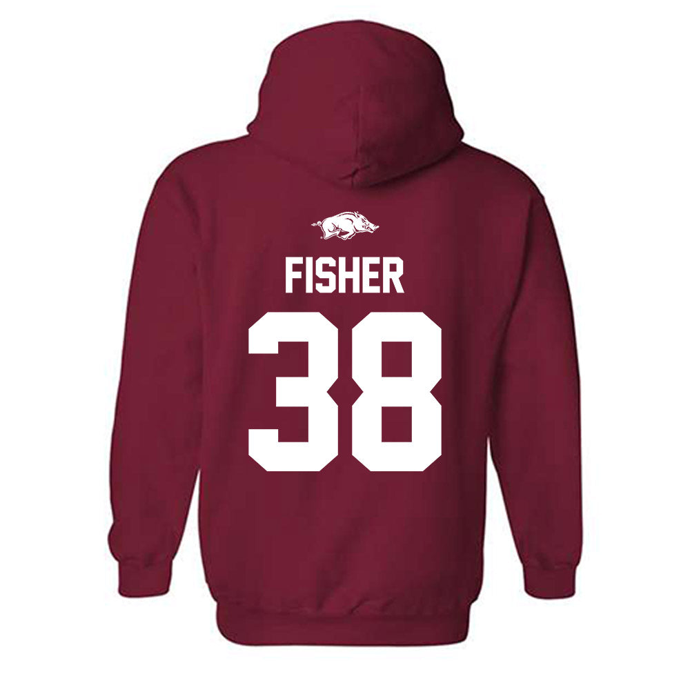 Arkansas - NCAA Baseball : Colin Fisher - Hooded Sweatshirt