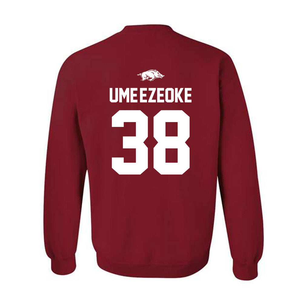 Arkansas - NCAA Football : Bradley Ume-Ezeoke - Classic Shersey Crewneck Sweatshirt-1