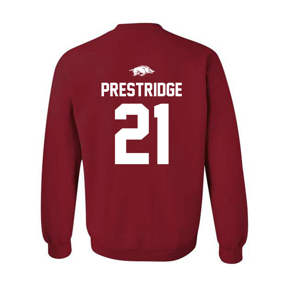 Arkansas - NCAA Women's Basketball : Kyiah Prestridge - Classic Shersey Crewneck Sweatshirt-1