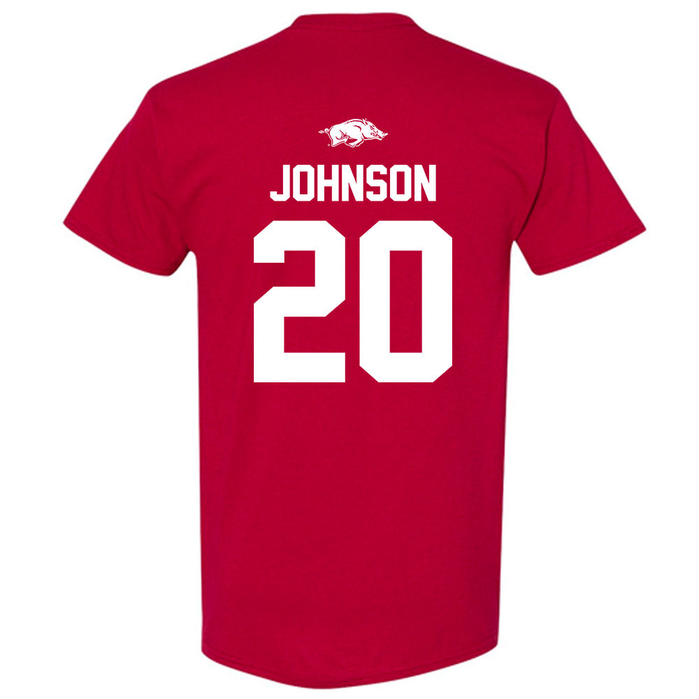 Arkansas - NCAA Football : Jahiem Johnson - Classic Shersey T-Shirt-1