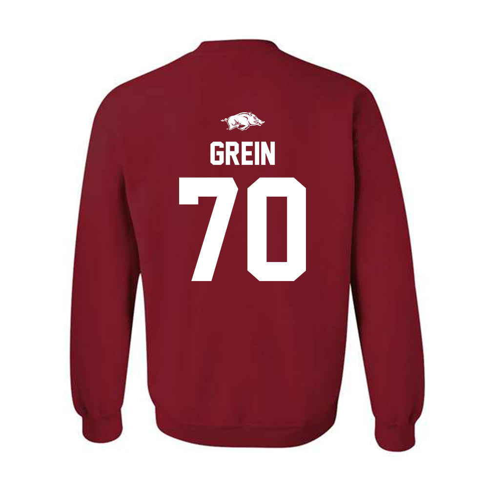Arkansas - NCAA Football : Dan Grein - Classic Shersey Crewneck Sweatshirt-1