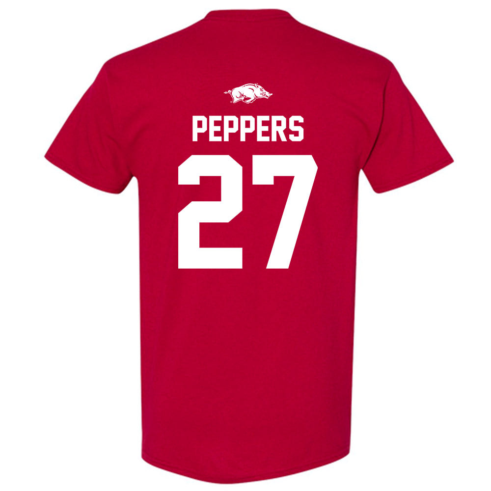 Arkansas - NCAA Women's Volleyball : Journey Peppers - Classic Shersey T-Shirt-1