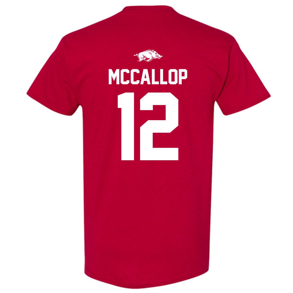 Arkansas - NCAA Women's Basketball : Grace McCallop - Classic Shersey T-Shirt-1