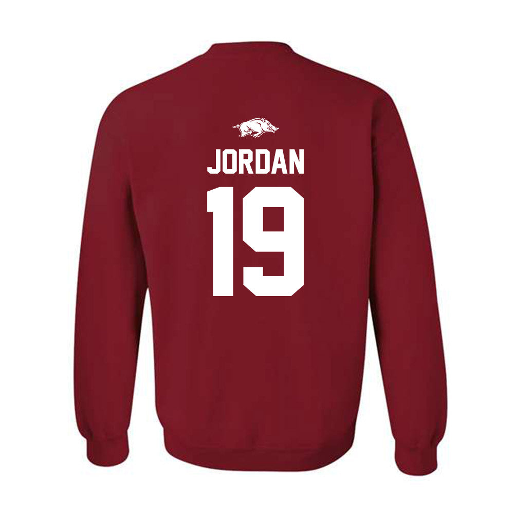 Arkansas - NCAA Football : Antonio Jordan - Classic Shersey Crewneck Sweatshirt-1