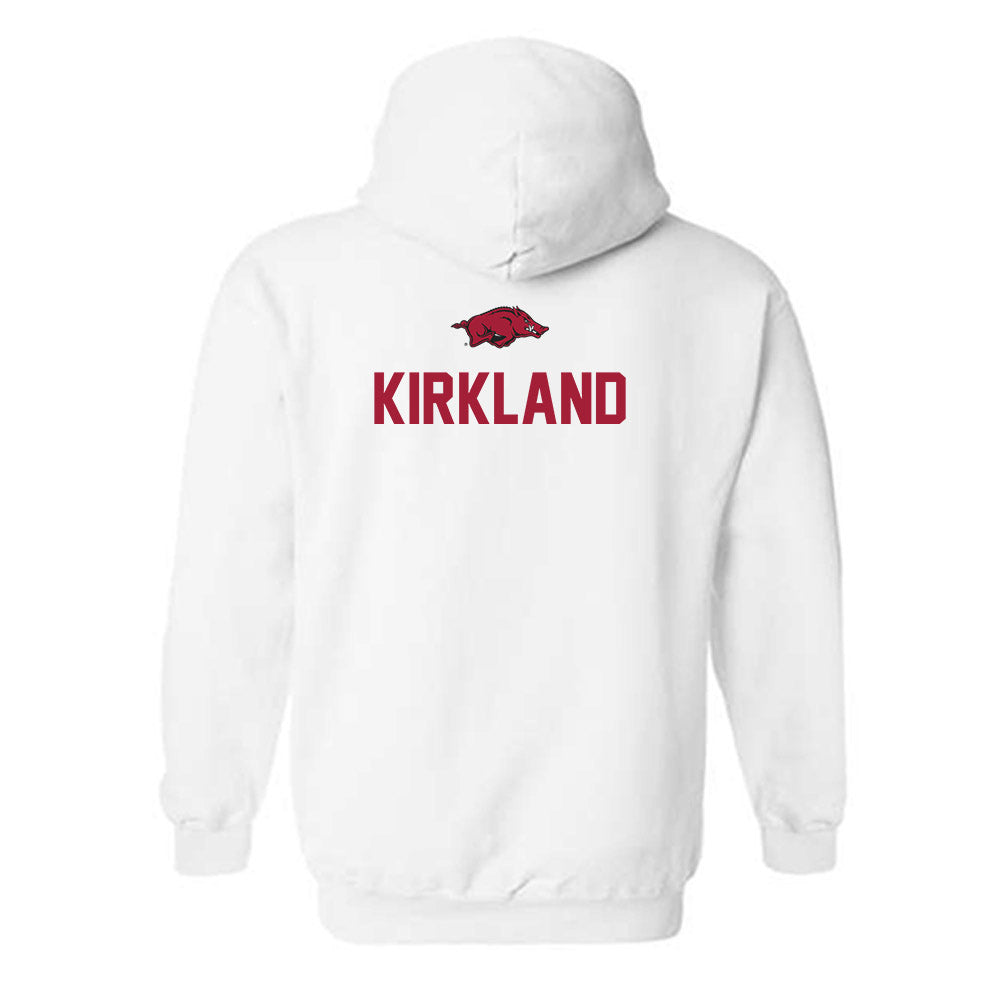 Arkansas - NCAA Women's Cross Country : Morgan Kirkland - Classic Shersey Hooded Sweatshirt-1