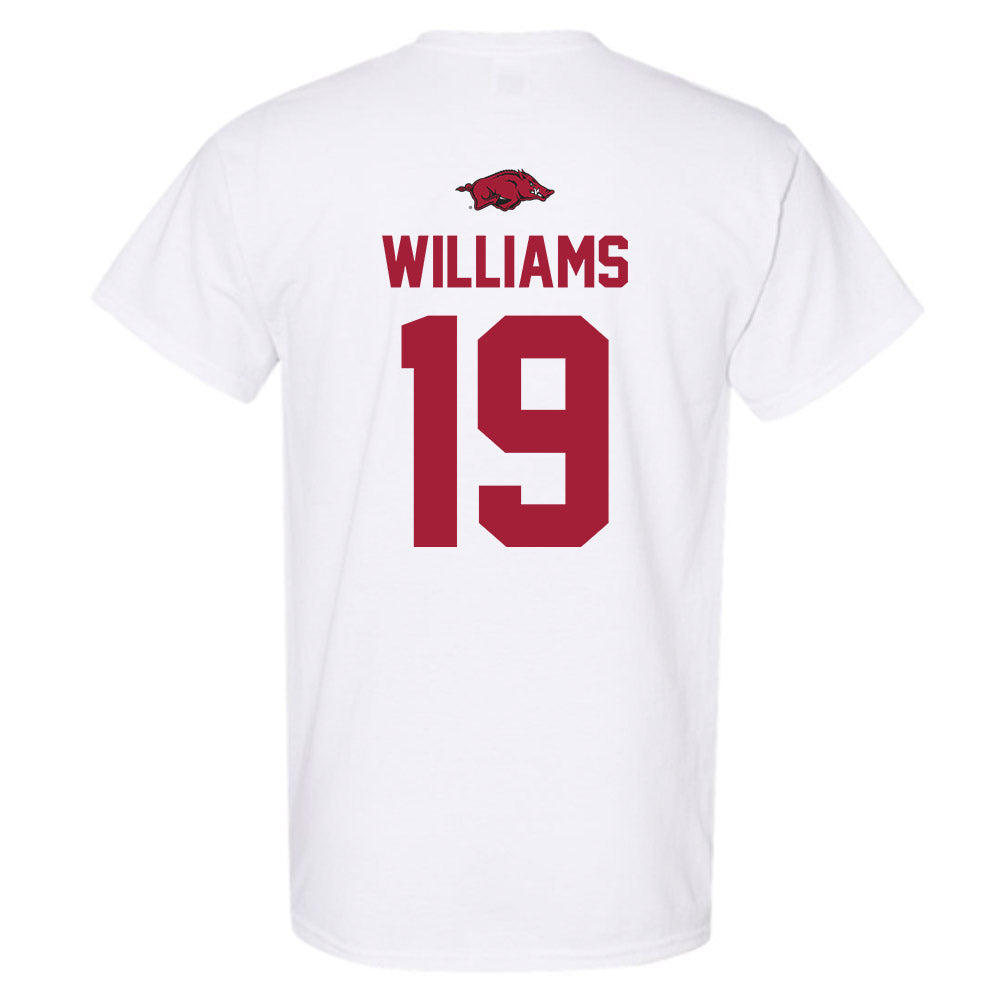 Arkansas - NCAA Football : Kyndrick Williams - Classic Shersey T-Shirt-1
