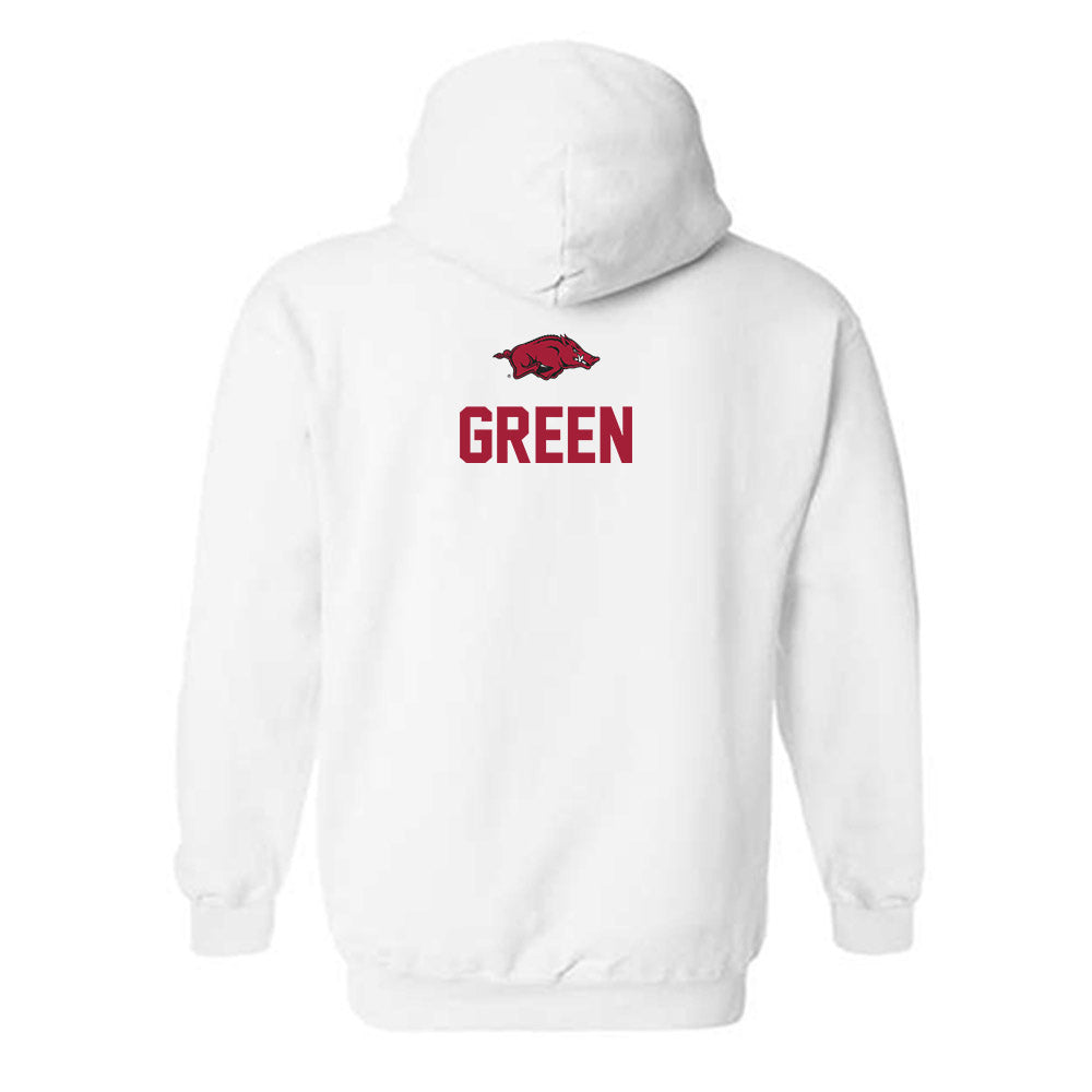 Arkansas - NCAA Men's Track & Field : Wyatt Green - Classic Shersey Hooded Sweatshirt-1