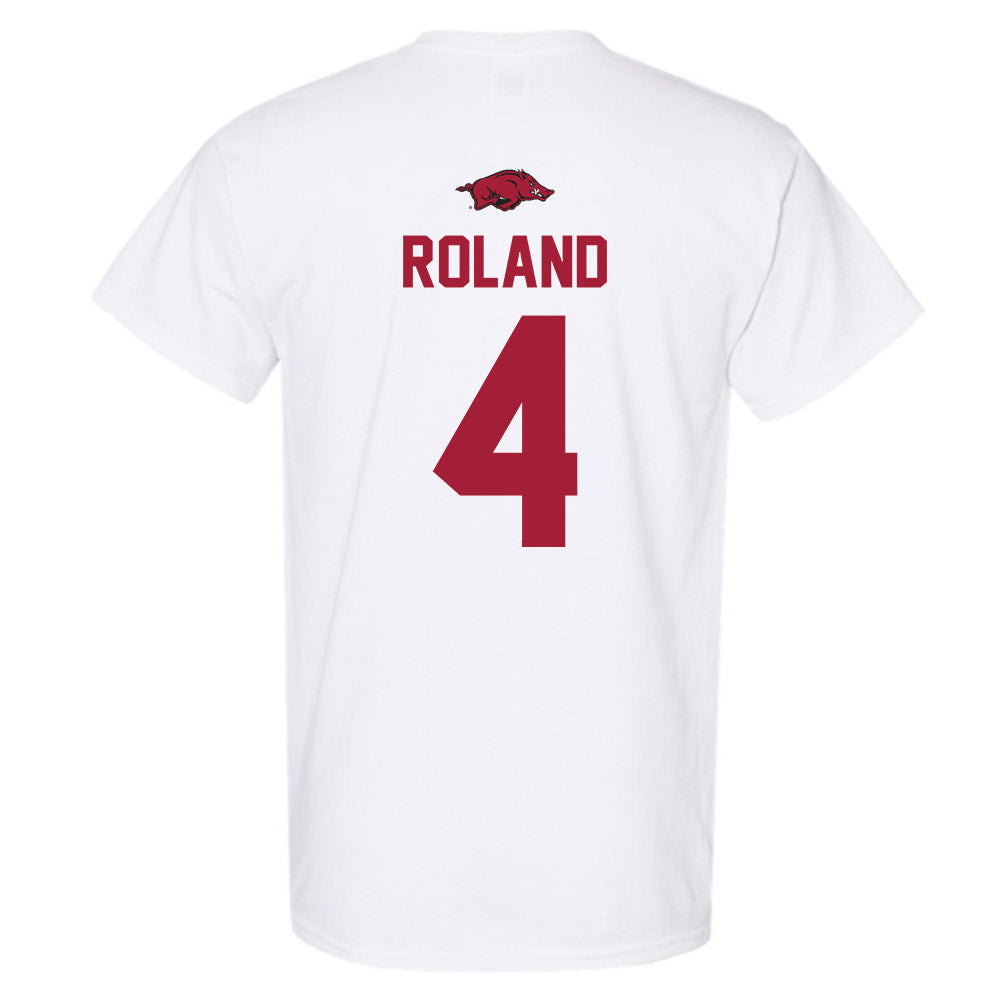 Arkansas - NCAA Football : Lakhi Roland - Classic Shersey T-Shirt-1