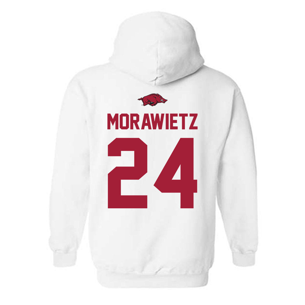 Arkansas - NCAA Women's Soccer : Kayla Morawietz - Classic Shersey Hooded Sweatshirt-1