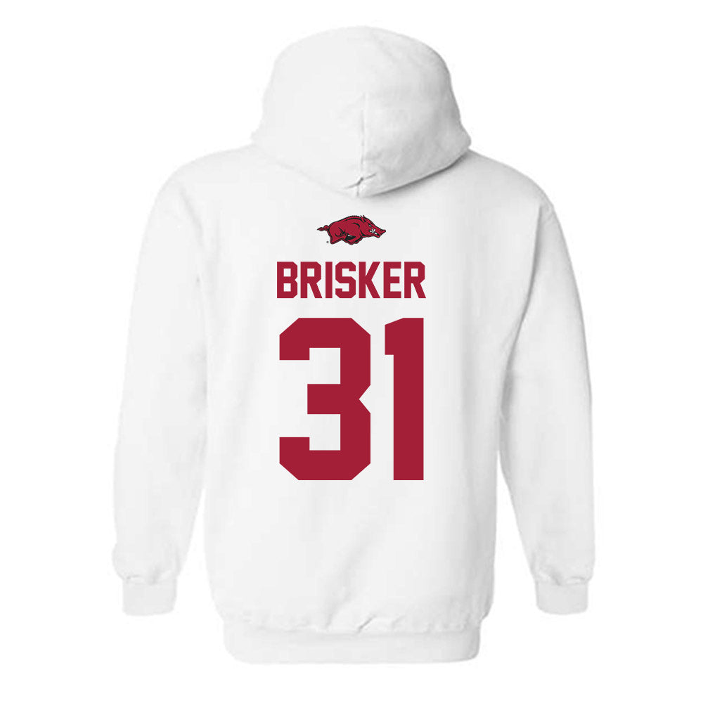Arkansas - NCAA Football : Blake Brisker - Classic Shersey Hooded Sweatshirt-1