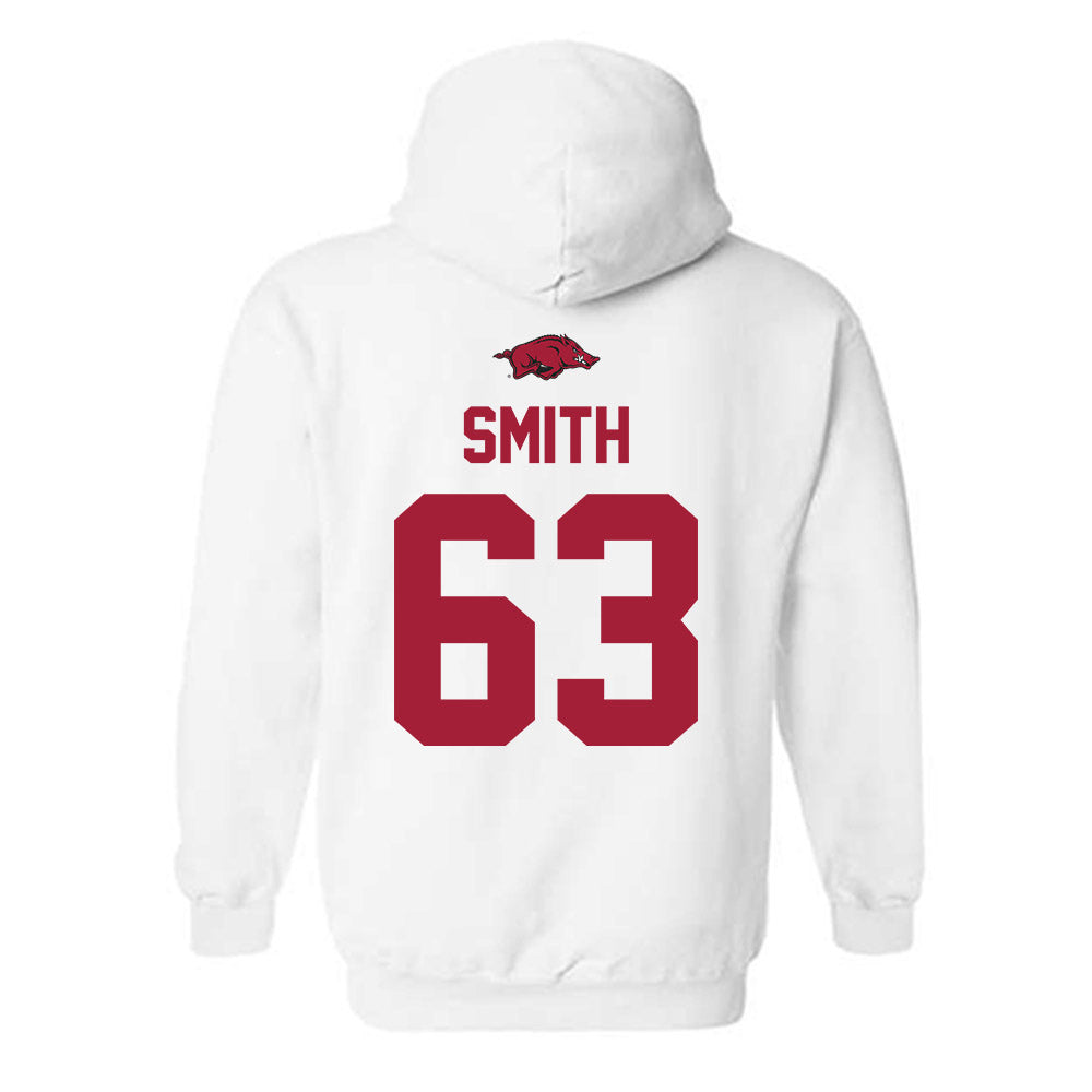 Arkansas - NCAA Football : Hugh Smith - Classic Shersey Hooded Sweatshirt-1