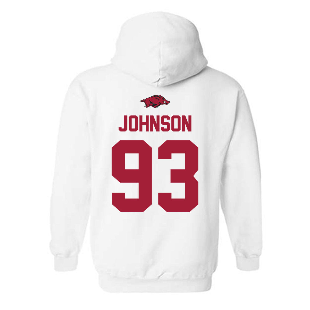 Arkansas - NCAA Football : Keiundre Johnson - Classic Shersey Hooded Sweatshirt-1