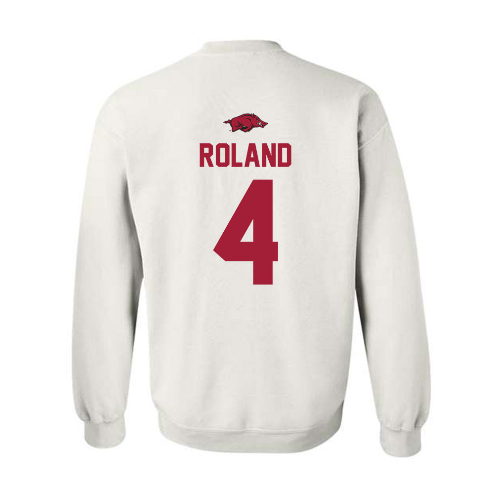 Arkansas - NCAA Football : Lakhi Roland - Classic Shersey Crewneck Sweatshirt-1